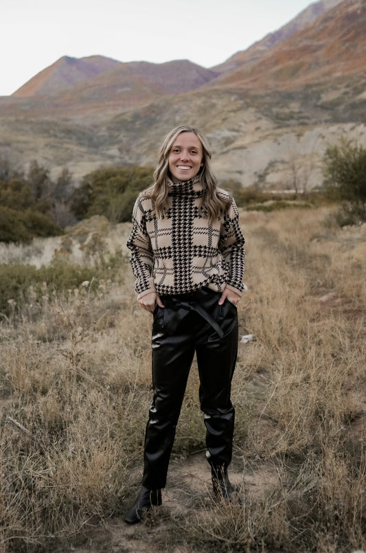 Kalai Leather Pants - Black