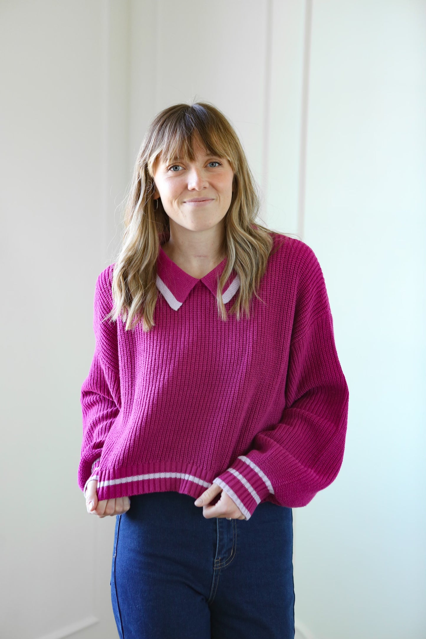 Amara Sweater - Magenta