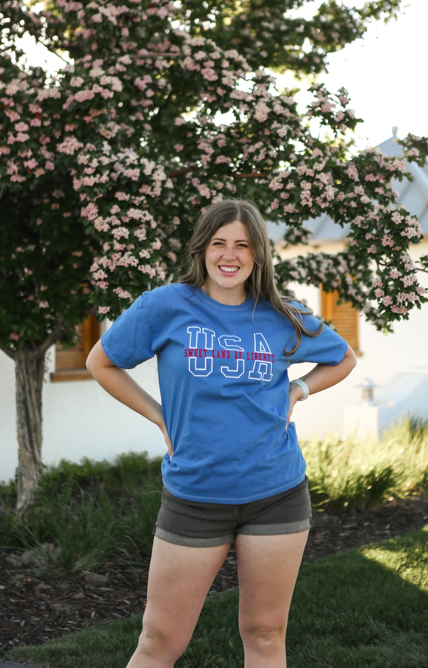 USA Tee - Blue