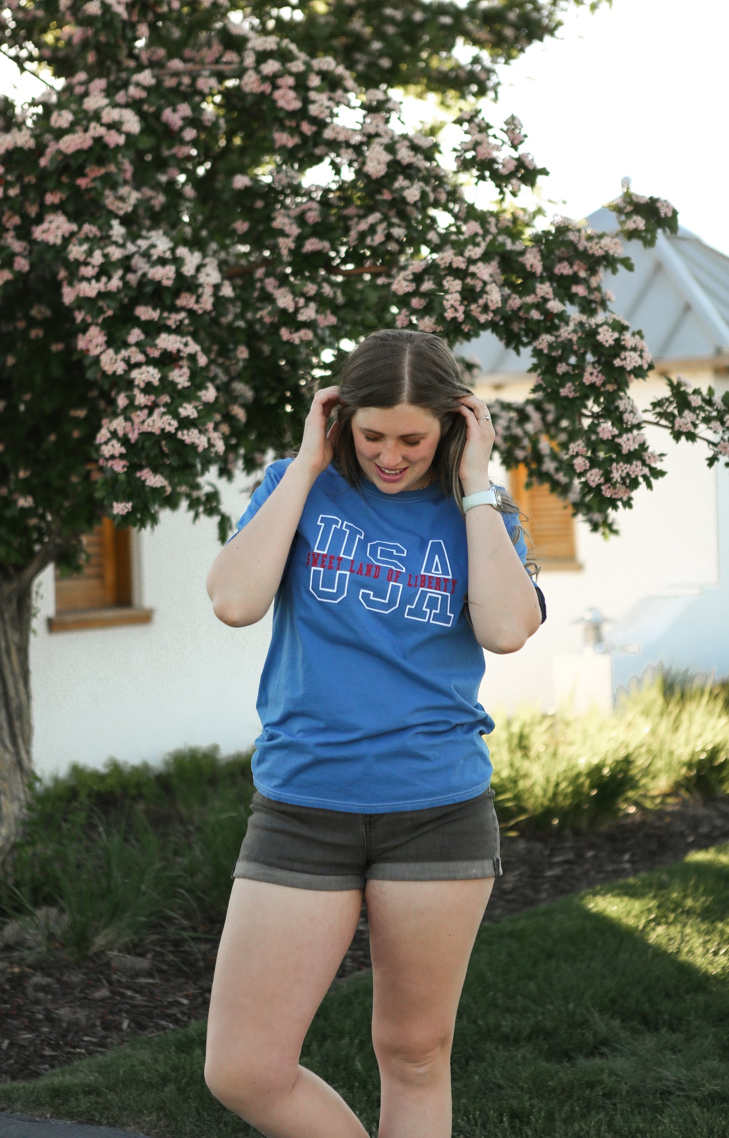 USA Tee - Blue
