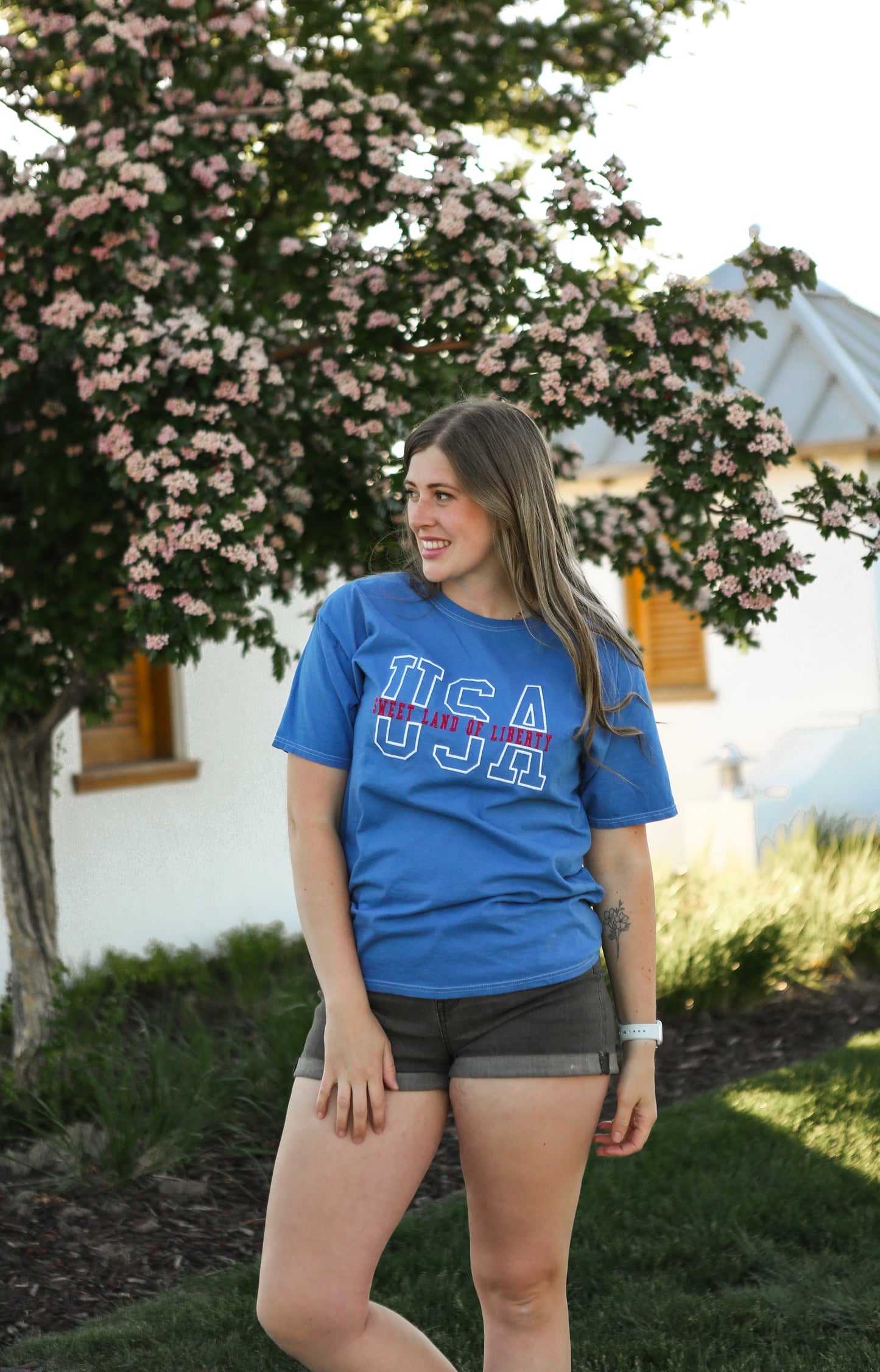 USA Tee - Blue