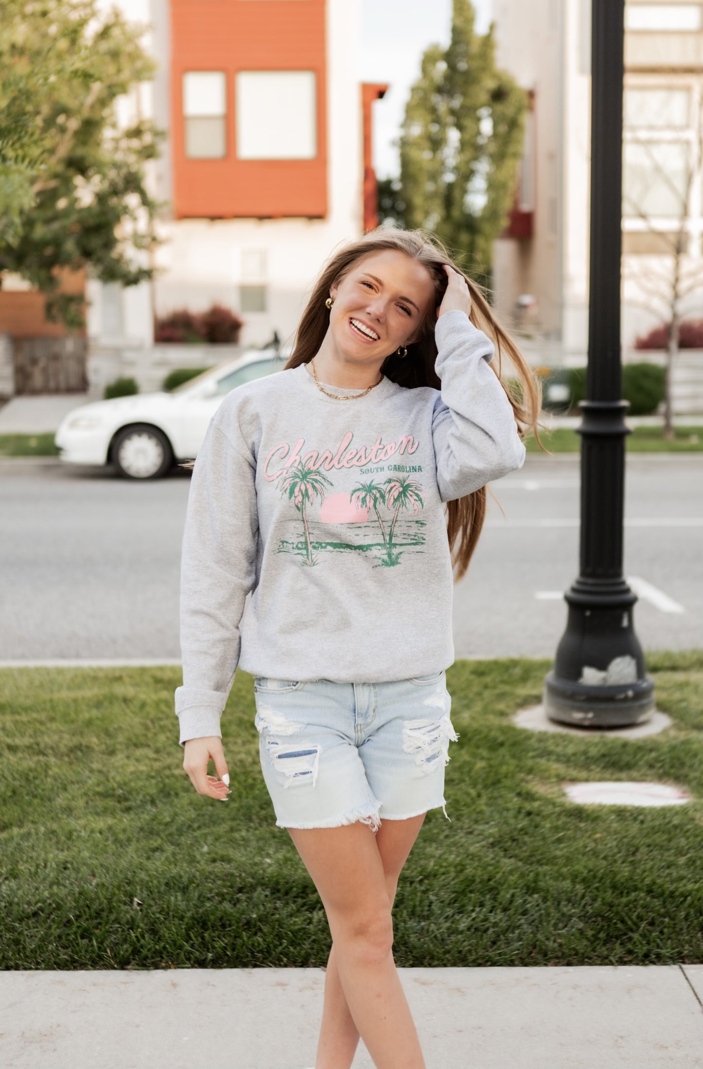 Charleston Pullover - Light Grey