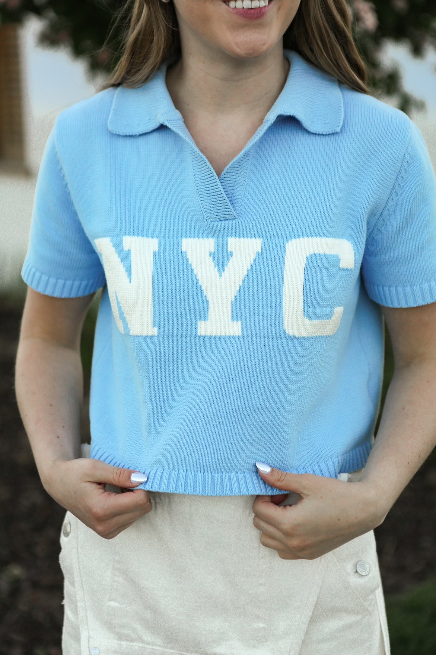 NYC Sweater - Light Blue