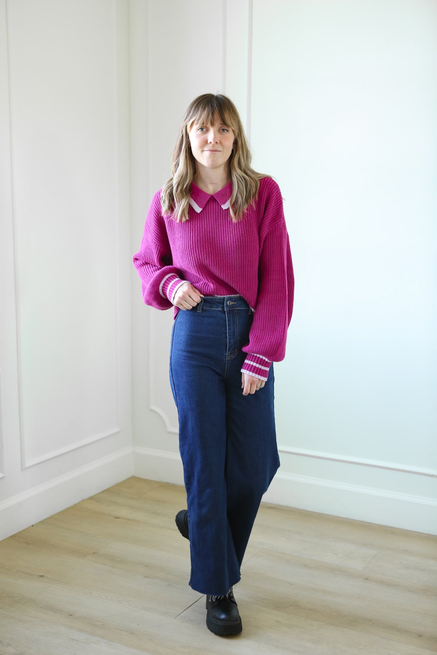 Amara Sweater - Magenta