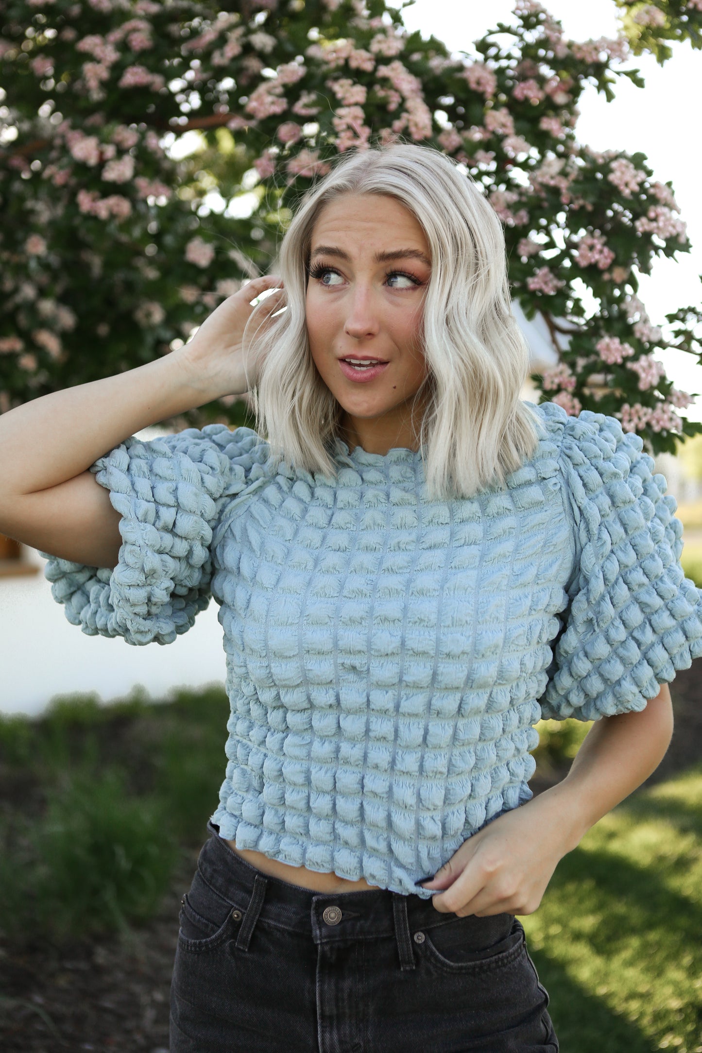 Demi Top - Blue