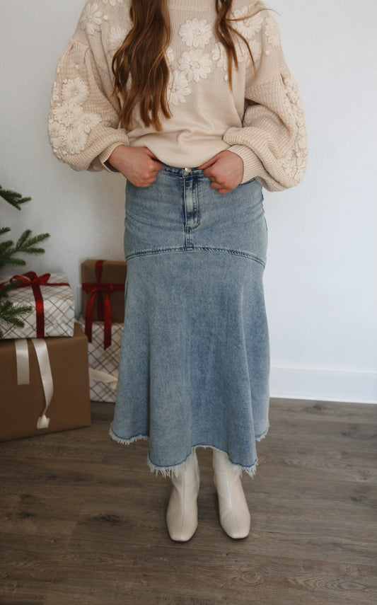 Brenna Skirt - Denim