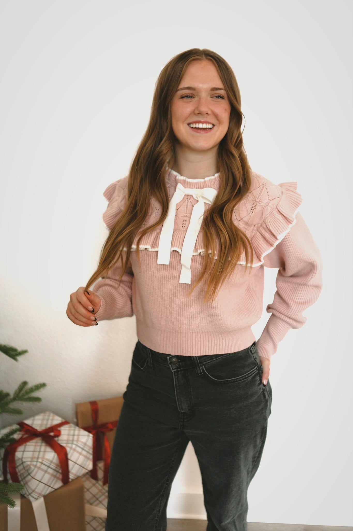 Gloria Sweater - Light Pink
