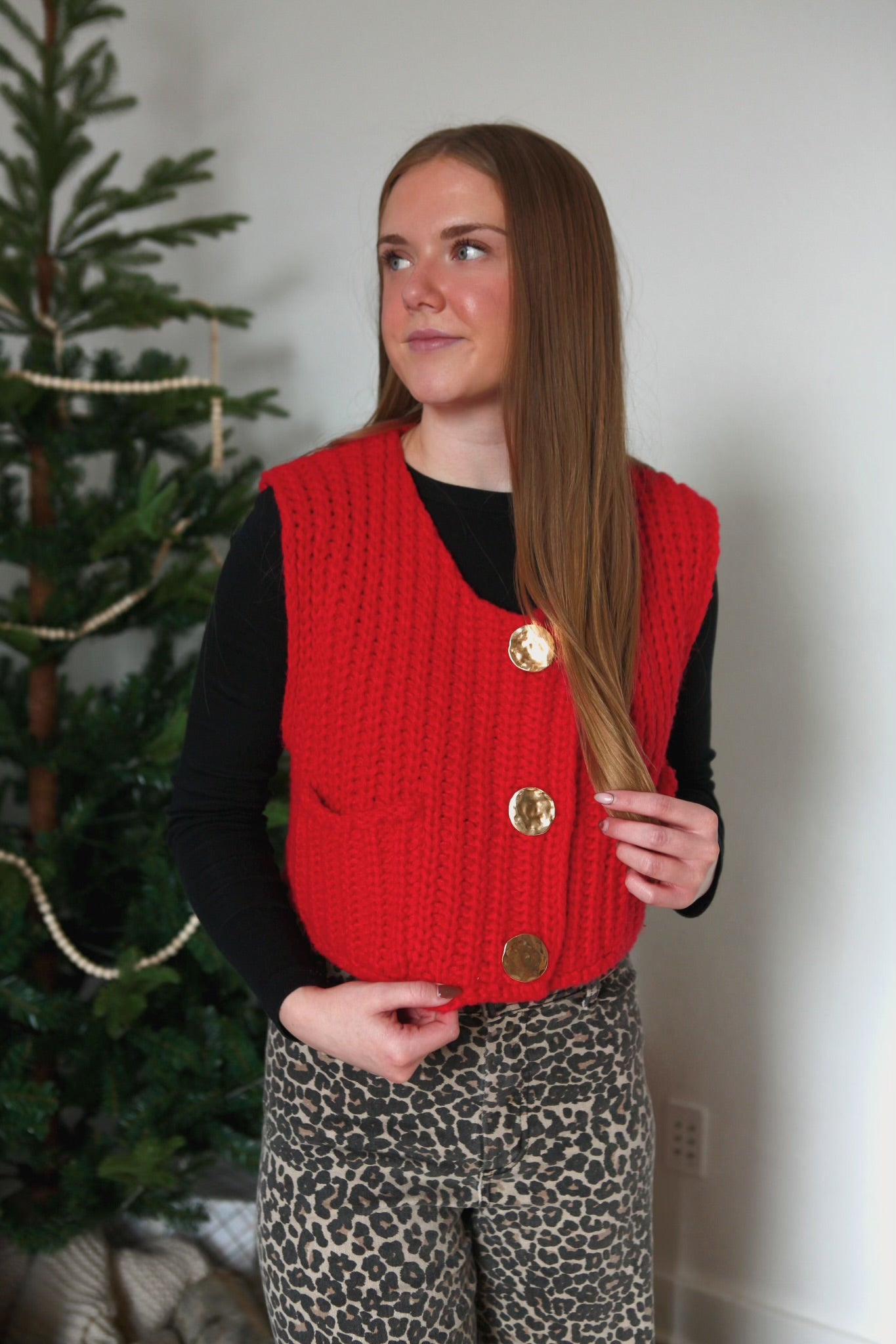 Scarlet Sweater - Red