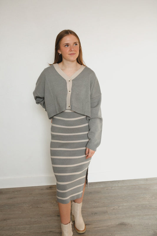 Kate Dress Set - Sage