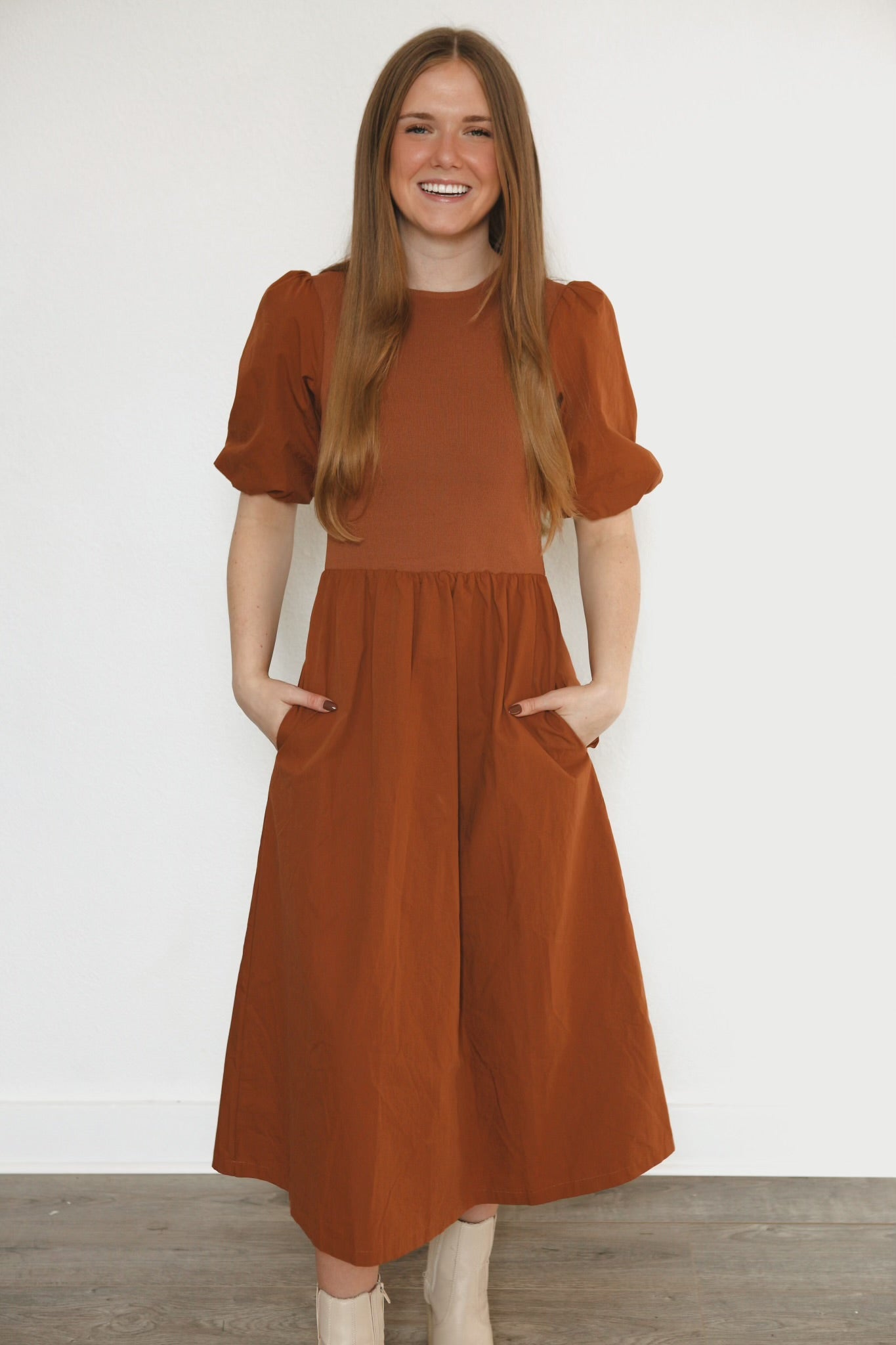 Autumn Dress - Clay