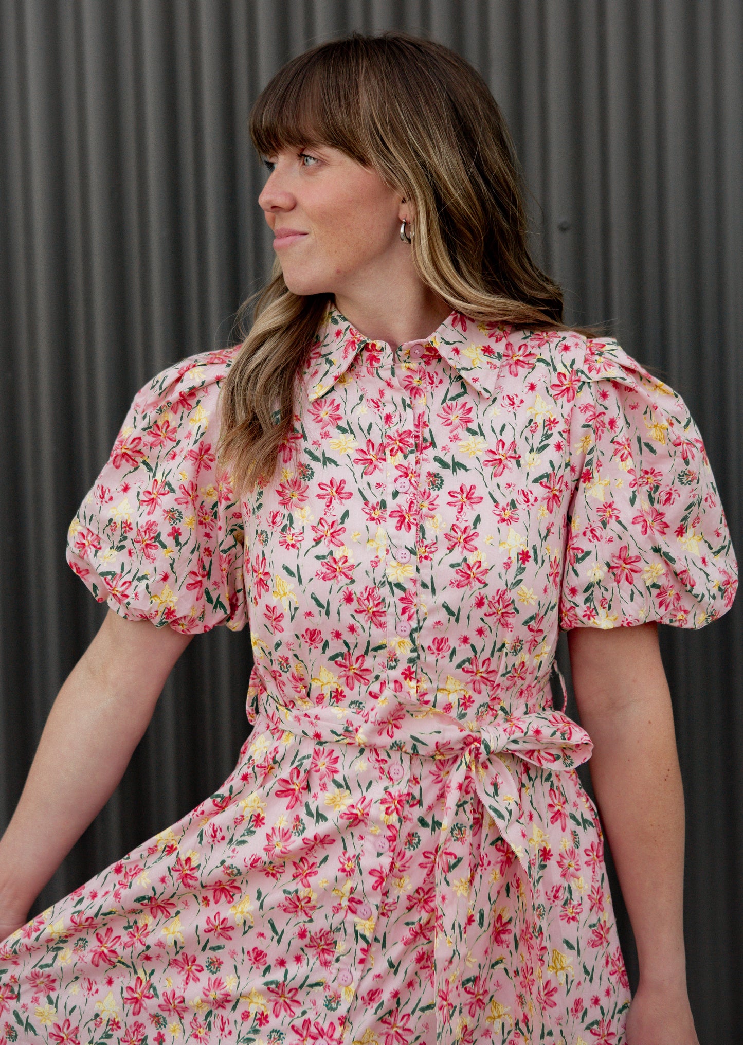 Caroline Dress - Pink
