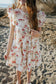 Millie Floral Dress - Natural