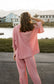 Drew Pleated Set - Pink