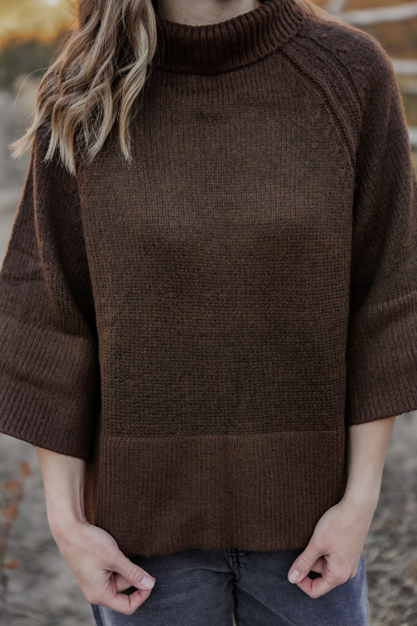 Nutmeg Sweater - Dark Brown