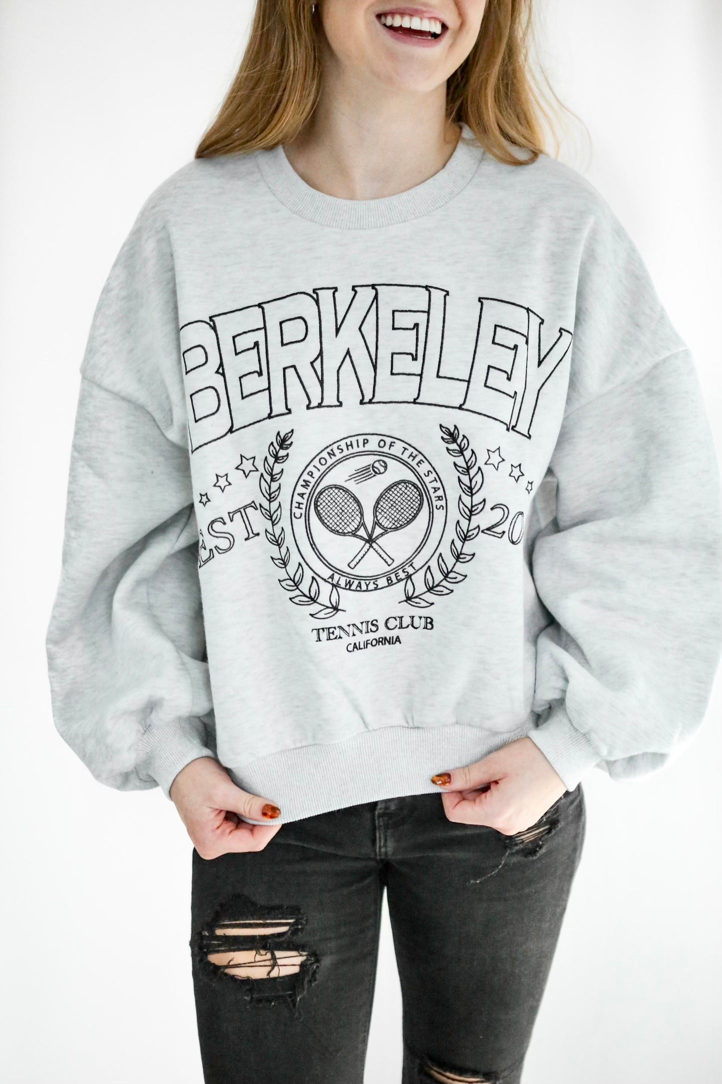 Berkeley Pullover - Light Grey