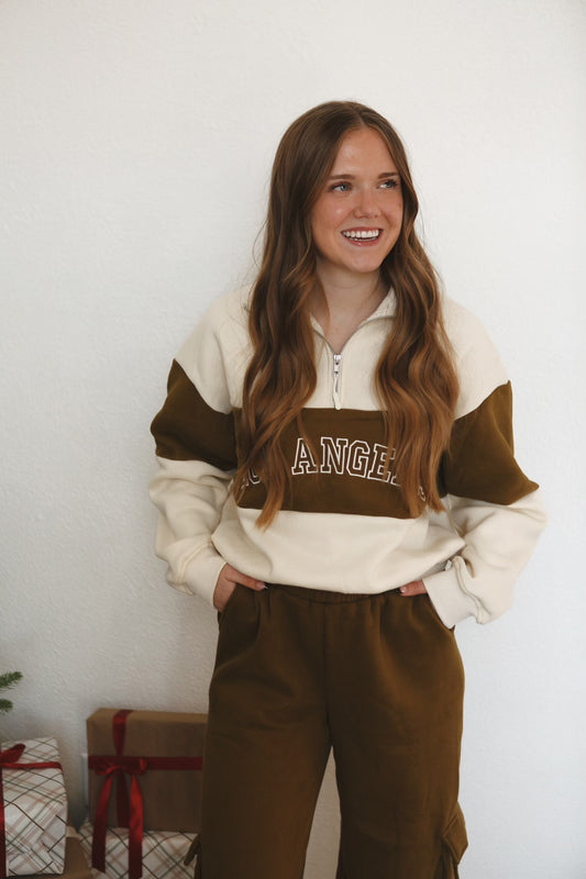 Los Angeles Sweatshirt - Olive