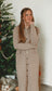 April Sweater Dress - Taupe