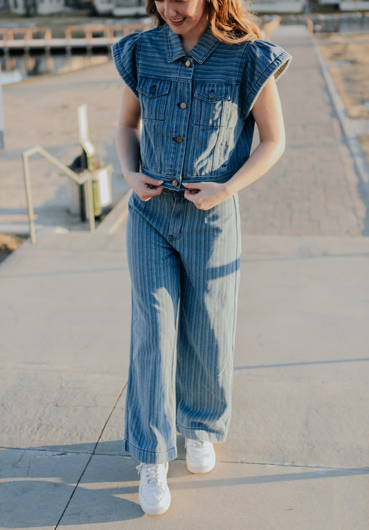 Virginia Denim Pants - Medium Wash