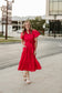 Kennedy Dress - Red