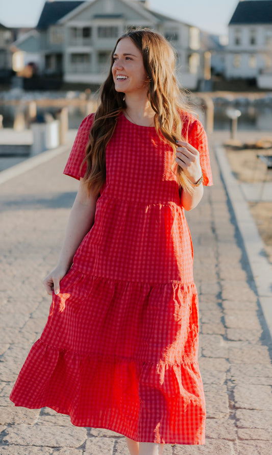 Wyatt Dress - Hot Pink