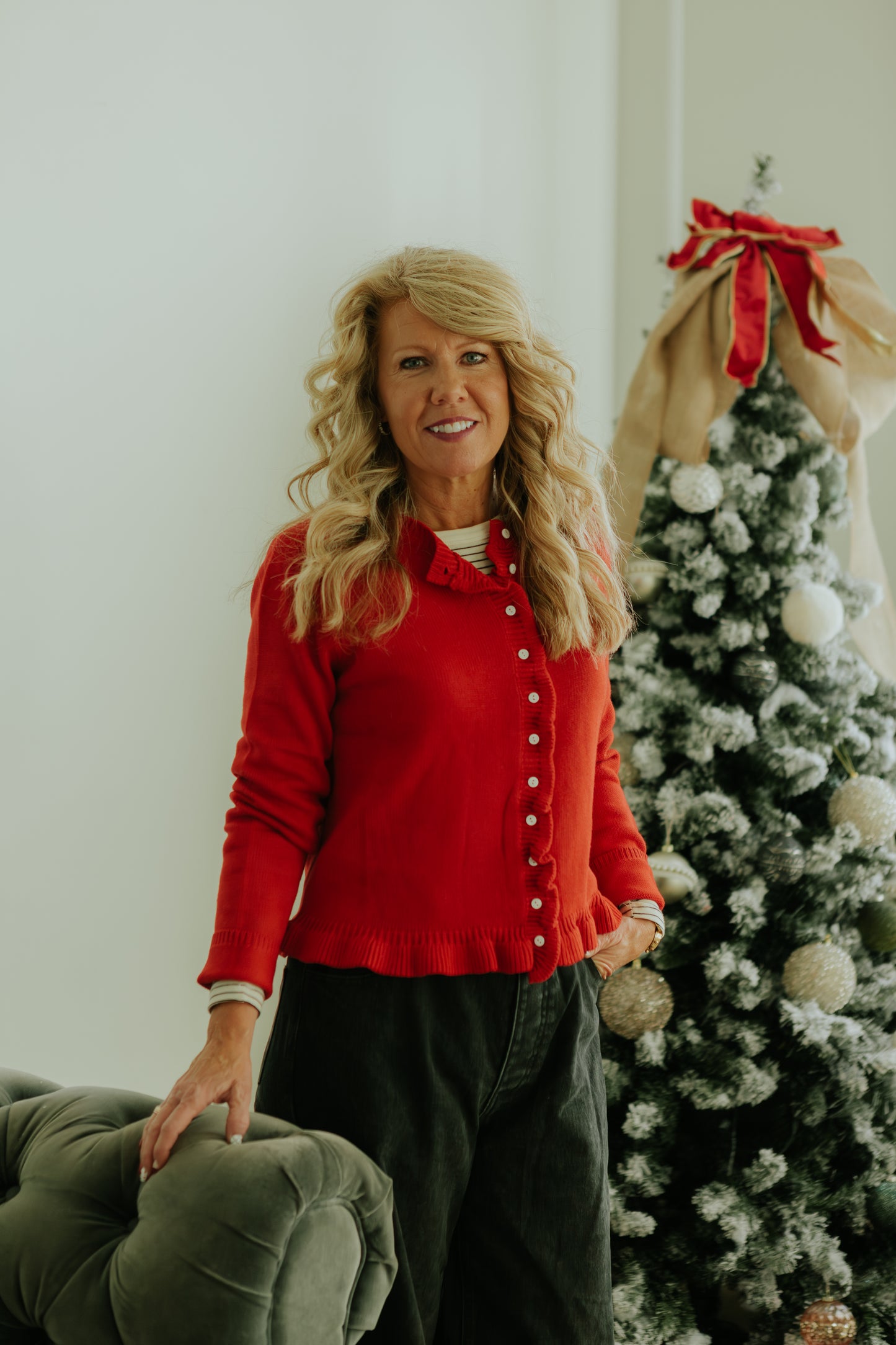 Holly Ruffle Cardigan