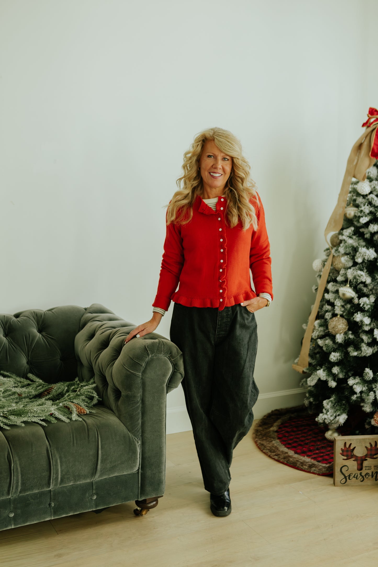 Holly Ruffle Cardigan