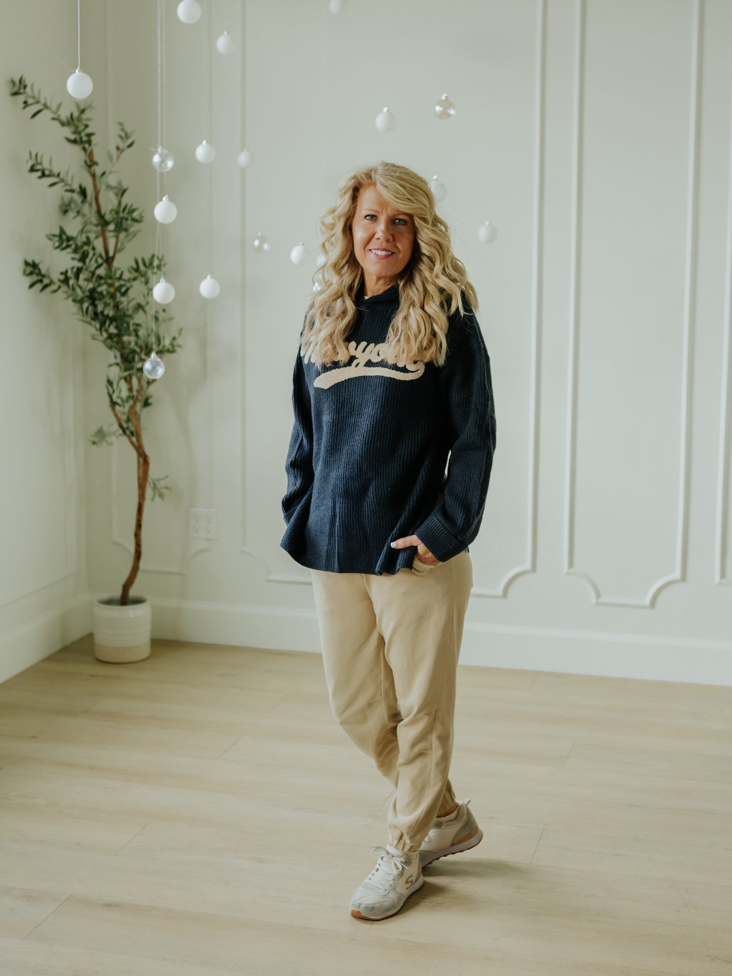 New York Knit Hoodie