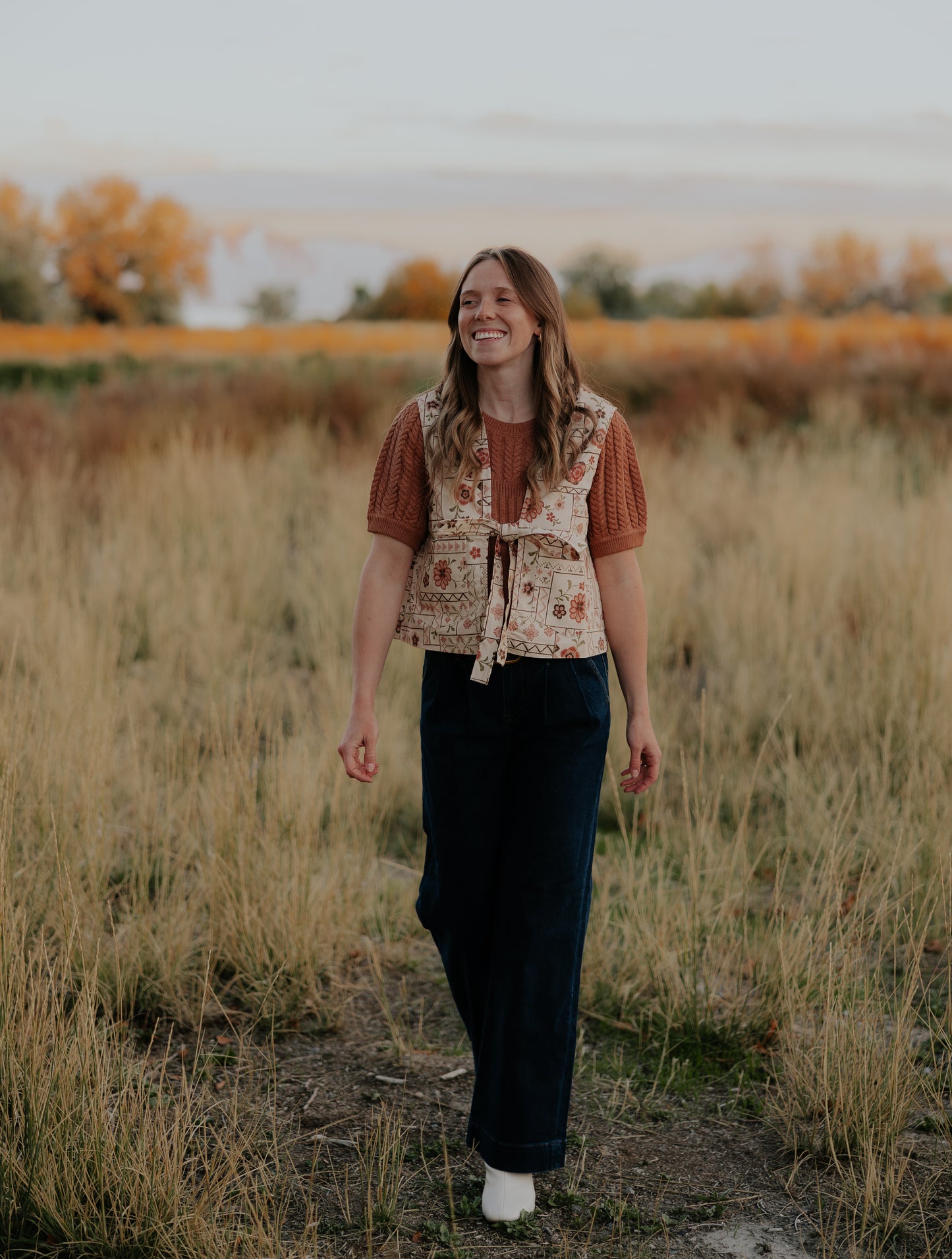 Via Embroidered Vest