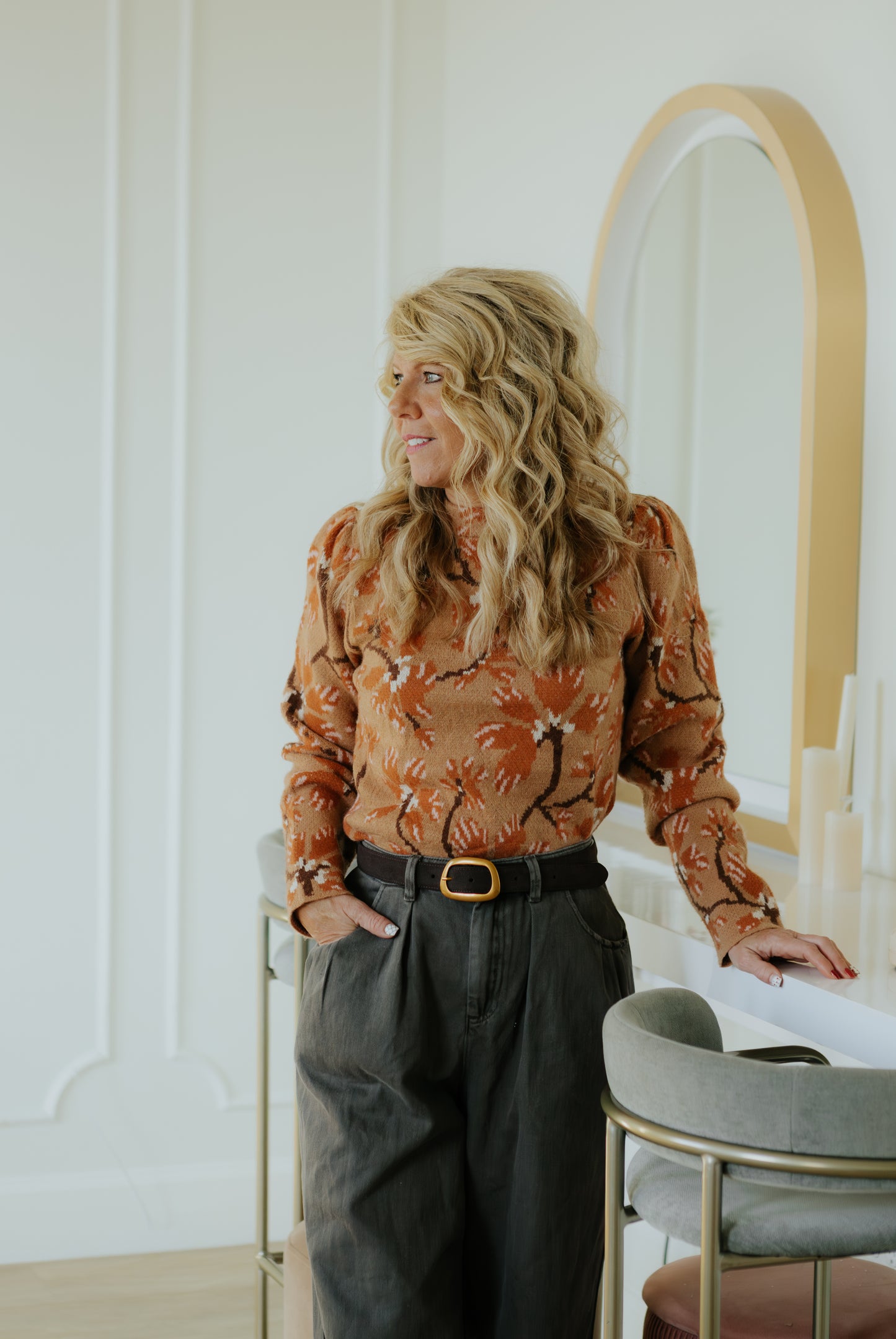 Amara Floral Sweater