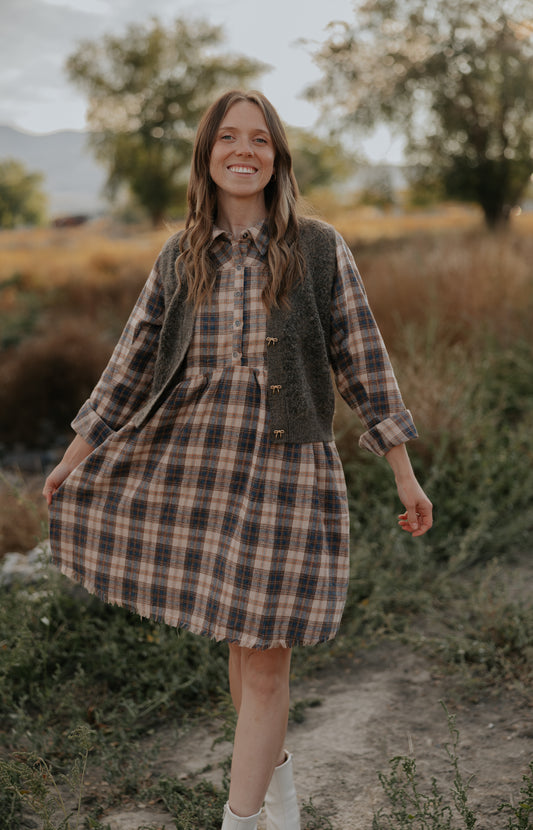 Hayley Plaid Dress