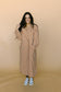 Corrine Houndstooth Coat - Rust